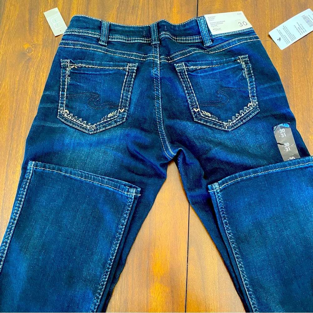 Silver jean slim boot cut indigo color 30/31